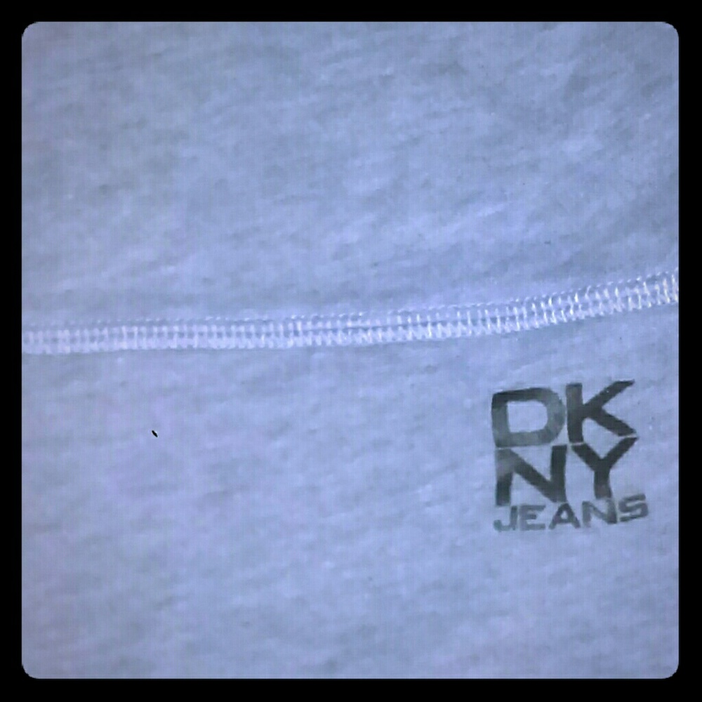 Shoulder -less DKNY sweatshirt